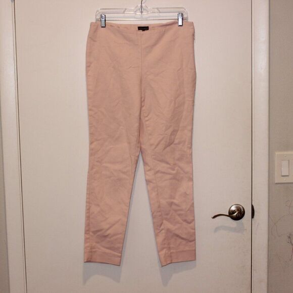 Vince Camuto Pink Tapered Side Zip Straight Leg Pants Women's Size 8 - Picture 2 of 11